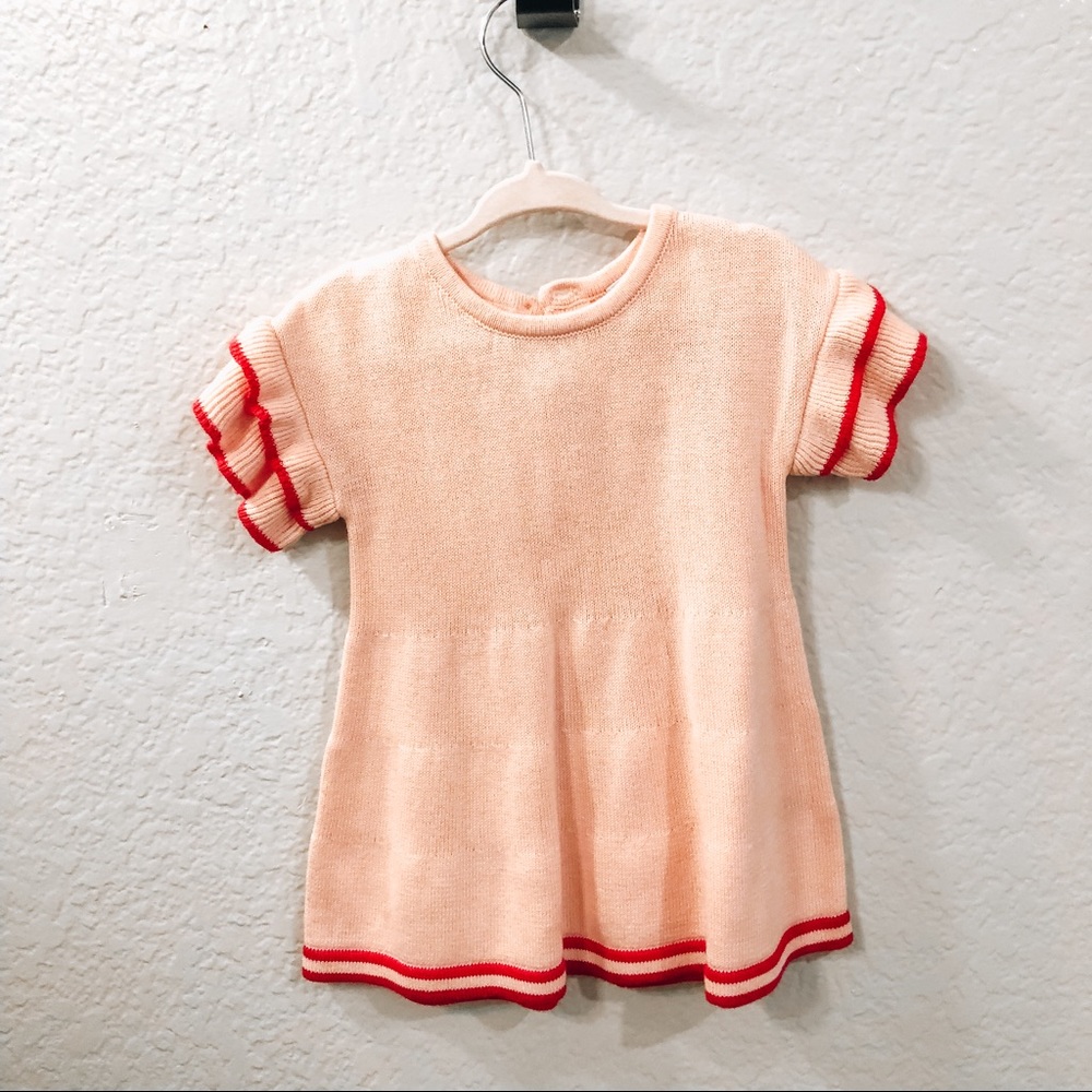 NWT Janie and Jack pink sweater dress! 6-12 mo.